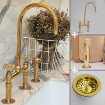 Brass Kitchen Faucet